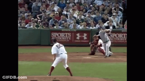 A Baseball Player With The Number 8 On His Jersey GIF
