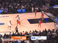 A Basketball Game Between Clemson And Buffalo Is Going On GIF