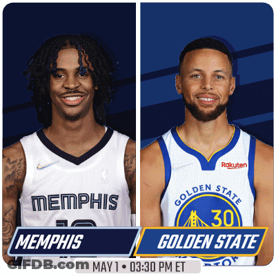 A Basketball Game Between Memphis And Golden State Is Scheduled For May 1St GIF