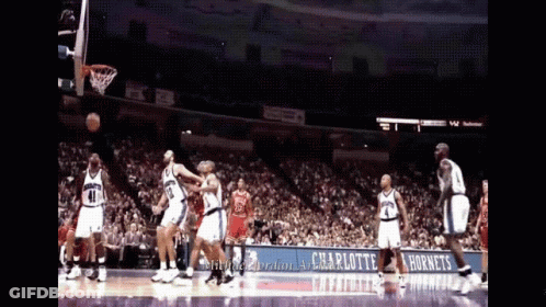 A Basketball Game Is Being Played At The Charlotte Hornets GIF
