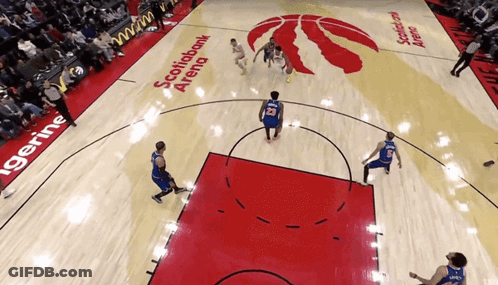 A Basketball Game Is Being Played At The Scottsdale Arena GIF