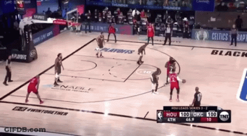 A Basketball Game Is Being Played Between The Celtics And The Hous GIF