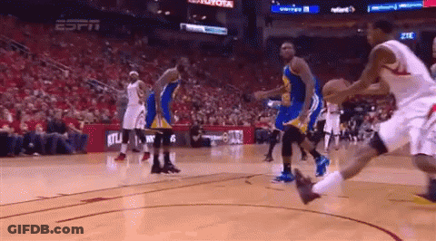 A Basketball Game Is Being Played On A Court With Toyota Advertisements On The Sidelines GIF