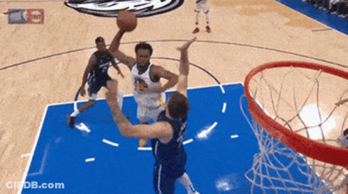 A Basketball Game Is Being Played On Tnt GIF