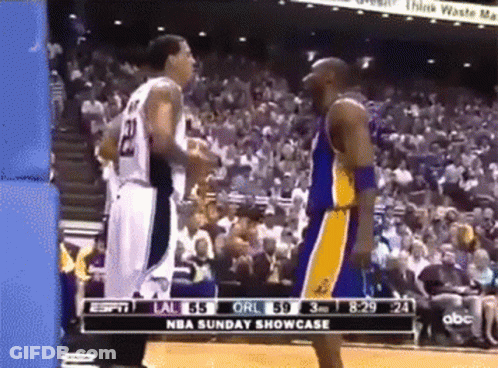 A Basketball Game Is Being Shown On Espn And Abc GIF