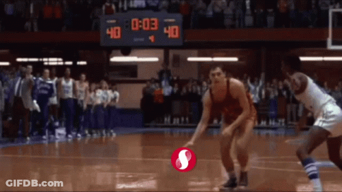 A Basketball Game Is Going On And The Score Is 40 To 1 GIF
