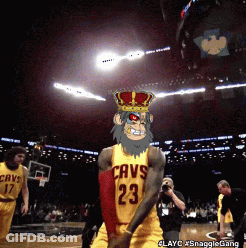 A Basketball Player For The Cavs Is Wearing A Monkey Costume GIF