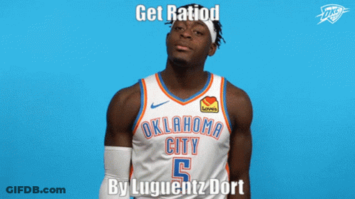 A Basketball Player From Oklahoma City Is Giving A Thumbs Up Sign GIF