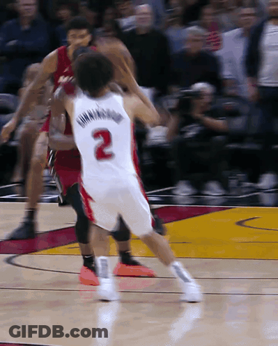 A Basketball Player Has The Number 2 On His Back GIF