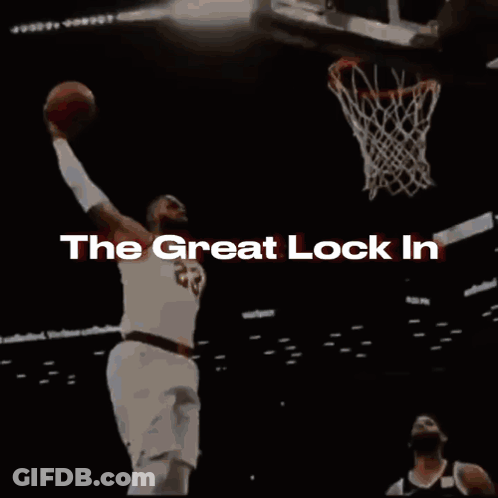 A Basketball Player In A Red Jersey With The Number 6 GIF