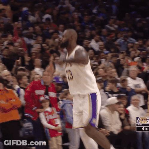 A Basketball Player In A White Jersey With The Number 13 On It GIF
