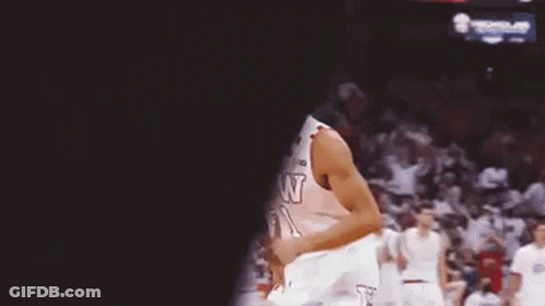 Basketball Player Running During Game GIF