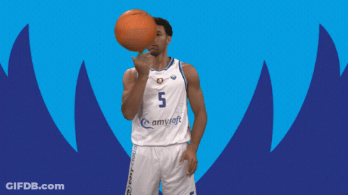 Basketball Player Wearing Amysoft Jersey GIF