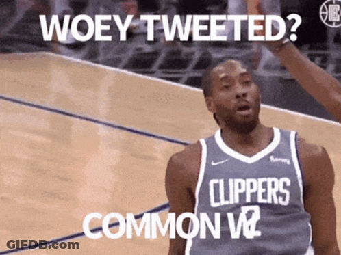 A Basketball Player Wearing A Jersey That Says Clippers GIF