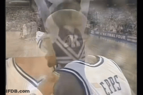 A Basketball Player Wearing A Jersey That Says Epps On The Back GIF