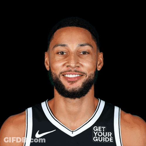A Basketball Player Wearing A Jersey That Says Get Your Guide On It GIF
