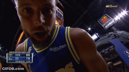 A Basketball Player Wearing A Jersey That Says Rakuten GIF