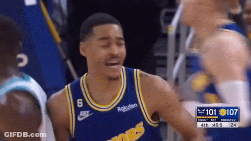 A Basketball Player Wearing A Jersey That Says Rakuten On It GIF