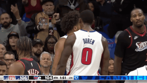 A Basketball Player Wearing A Jersey With The Number 0 On It GIF