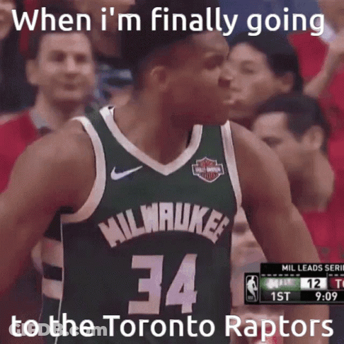 A Basketball Player Wearing A Milwaukee Jersey GIF