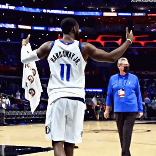 A Basketball Player Wearing A Number 11 Jersey GIF