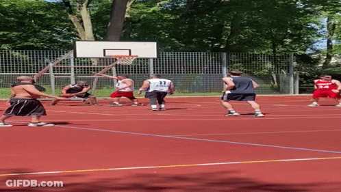 A Basketball Player Wearing A Number 14 Jersey GIF