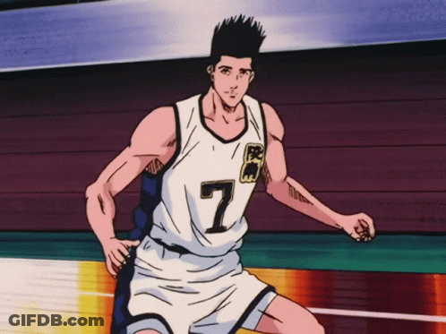 A Basketball Player Wearing A Number 7 Jersey GIF