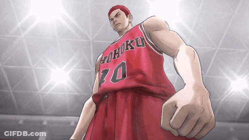 A Basketball Player Wearing A Red Uniform With The Number 30 On It GIF
