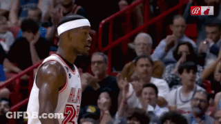 A Basketball Player Wearing A White Headband With The Number 25 On It GIF