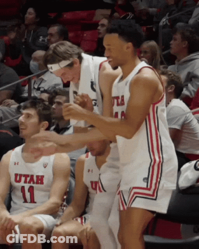 Basketball Player In Utah Jersey GIF
