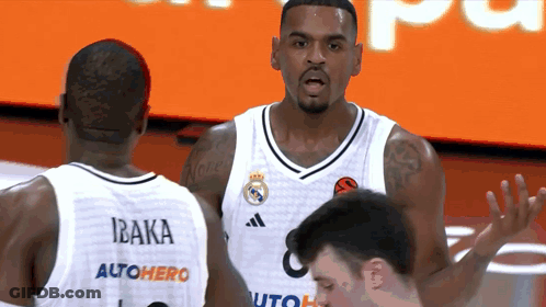 A Basketball Player With The Name Baka On His Jersey GIF