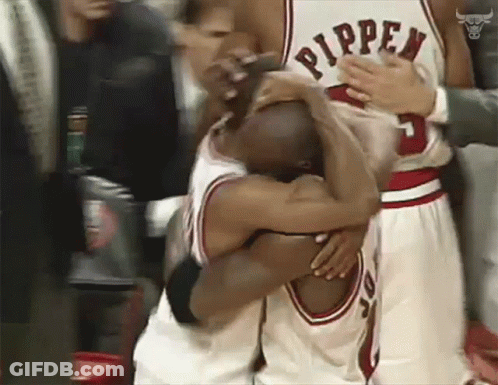 A Basketball Player With The Name Pippen On His Jersey GIF