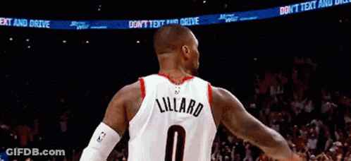 A Basketball Player With The Number 0 On His Back GIF