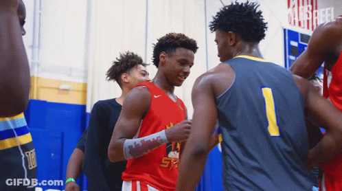 A Basketball Player With The Number 1 On His Back GIF