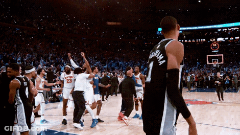 A Basketball Player With The Number 1 On The Back Of His Shirt GIF