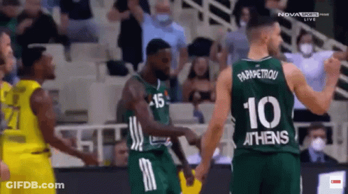 A Basketball Player With The Number 10 On His Jersey GIF
