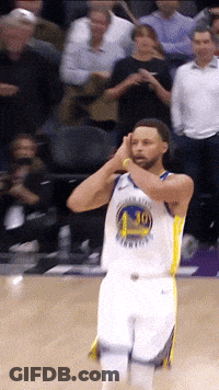 A Basketball Player With The Number 10 On His Jersey Stands On The Court GIF