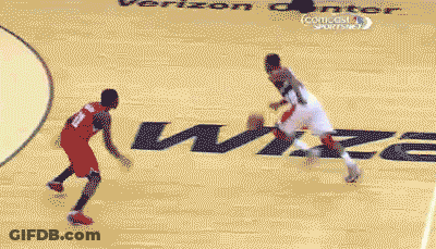 A Basketball Player With The Number 11 On His Jersey GIF