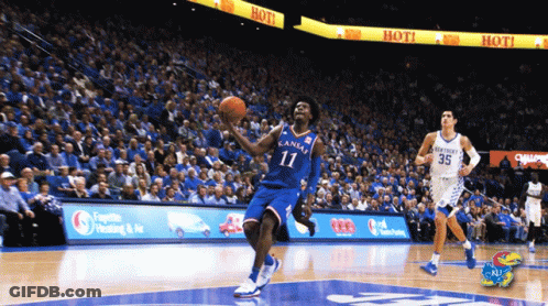 A Basketball Player With The Number 11 On His Uniform GIF
