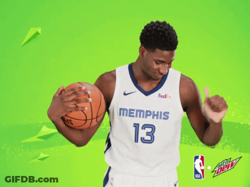 A Basketball Player With The Number 13 On His Shirt GIF