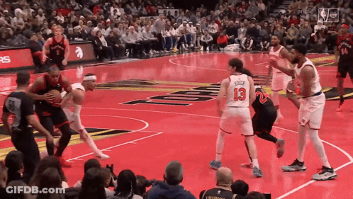 A Basketball Player With The Number 13 On His Shirt GIF