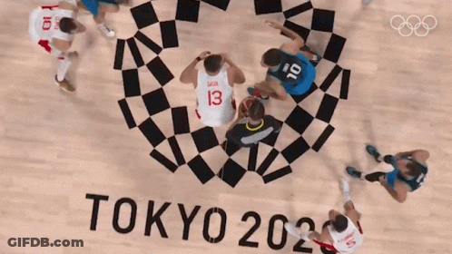 A Basketball Player With The Number 13 On Their Jersey GIF