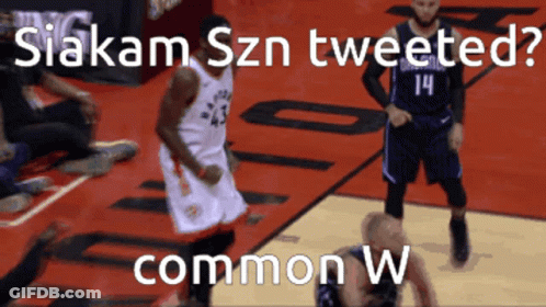 A Basketball Player With The Number 14 On His Jersey Is Standing On The Court GIF