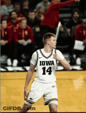 A Basketball Player With The Number 14 On His Shirt GIF