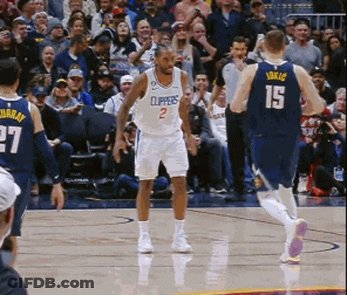 A Basketball Player With The Number 15 On His Back GIF
