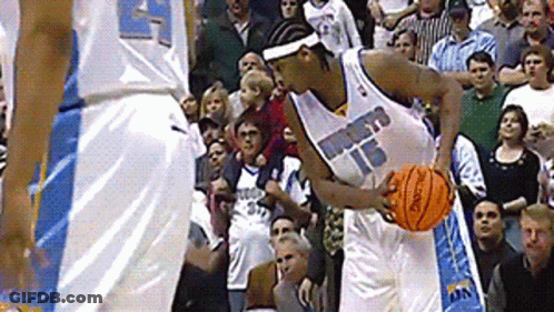 A Basketball Player With The Number 15 On His Shirt GIF