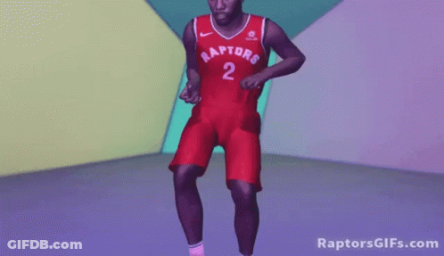 A Basketball Player With The Number 2 On His Jersey Is Dancing GIF