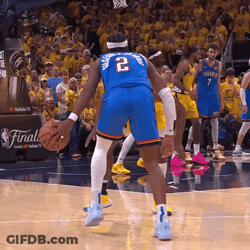 A Basketball Player With The Number 2 On Their Jersey GIF
