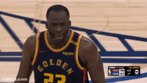 A Basketball Player With The Number 22 On His Jersey Stands On The Court GIF