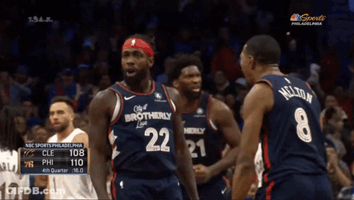 A Basketball Player With The Number 22 On His Shirt GIF
